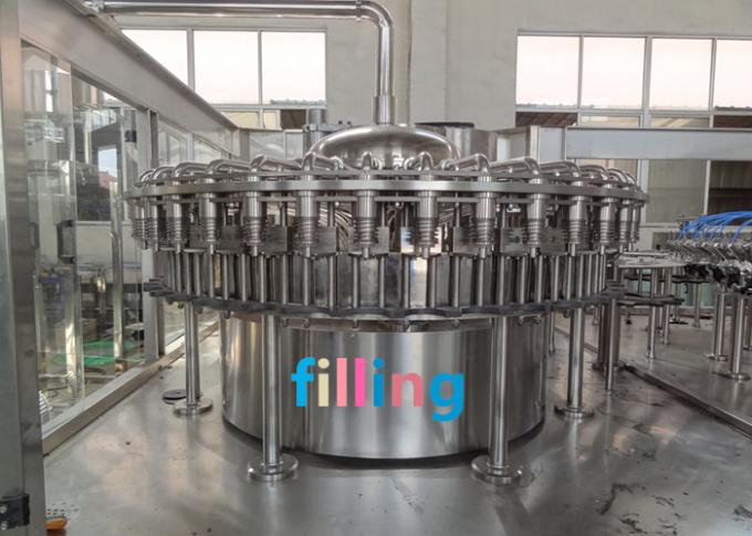 10000BPH 6.5kw প্লাস্টিক / কাচের বোতল পানীয় পানীয় জল ভর্তি মেশিন 0