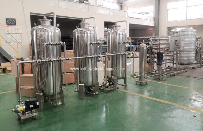 SUS304 OPP লেবেল 500ML জল বোতল ভর্তি মেশিন প্লাস্টিক স্ক্রু ক্যাপ 0