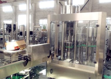 Stainless Steel 304 Glass Bottles Carbonated Drink Filling Machine Electric Driven
