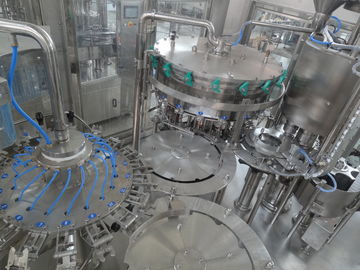 Gas Water Bottling Machine , Carbonated Drink Filling Machine / Soft Drink Equipments