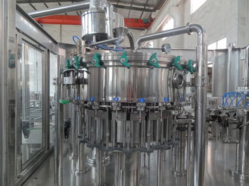 Gas Water Bottling Machine , Carbonated Drink Filling Machine / Soft Drink Equipments