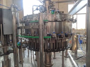 PET Bottle Carbonated Drink Filling Machine / 8Kw Power Drink Canning Machine