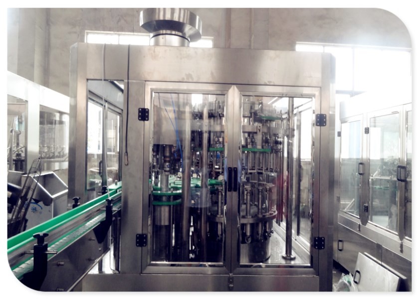 Electric Beverage Filling Machine Easy Maintain Automatic 3 In 1 For Pure Water Bottle
