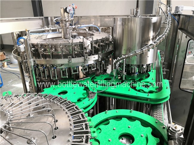 Flavored Carbonation Machine Water Glass Bottle Washing Filling Labeling Line