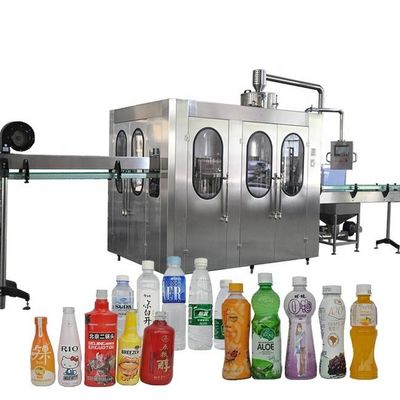380V সফট কার্বনেটেড ড্রিংক ফিলিং মেশিন 24000BPH স্বয়ংক্রিয় বিয়ার এনার্জি জুস